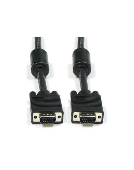 Cable SVGA 3GO CVGA15MM/ VGA Macho - VGA Macho/ 15m/ Negro - Imagen 1