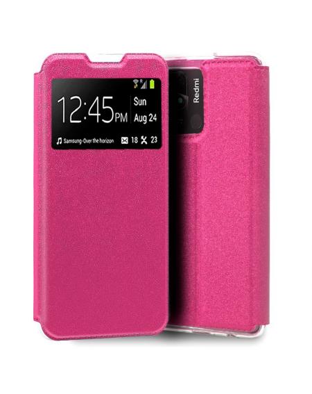 Funda COOL Flip Cover para Xiaomi Redmi 10C Liso Rosa - Imagen 1