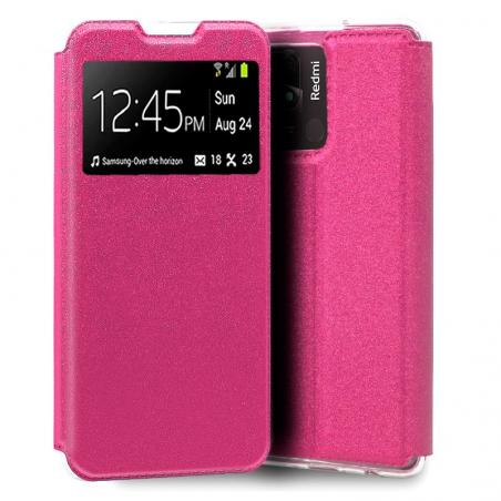 Funda COOL Flip Cover para Xiaomi Redmi 10C Liso Rosa - Imagen 1