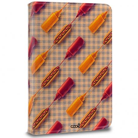 Funda COOL Ebook Tablet 9.7 - 10.5 Pulgadas Universal Dibujos Hot Dogs - Imagen 4