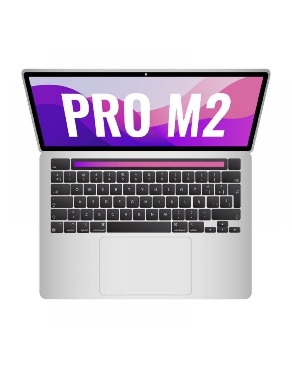 Apple Macbook Pro 13'/ M2 8-Core CPU/ 8Gb/ 256Gb SSD/ 10-Core GPU/ Plata - Imagen 1
