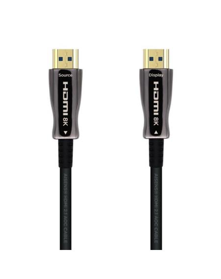 Cable HDMI 2.1 AOC 8K Aisens A153-0518/ HDMI Macho - HDMI Macho/ 25m/ Negro - Imagen 1