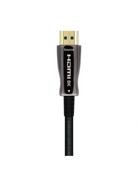 Cable HDMI 2.1 AOC 8K Aisens A153-0518/ HDMI Macho - HDMI Macho/ 25m/ Negro - Imagen 2