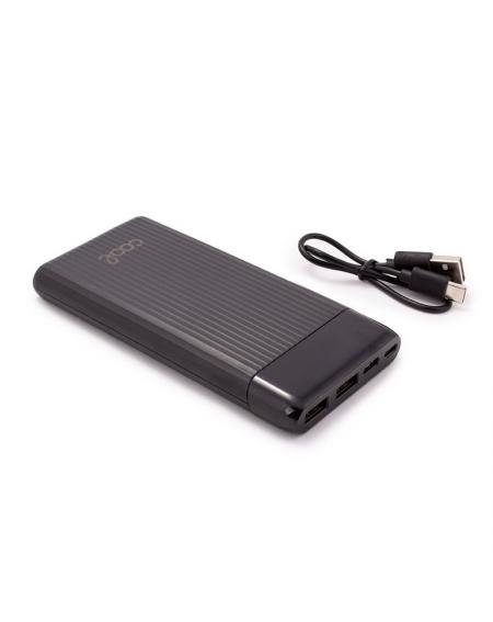 Bateria Externa Universal Power Bank 10.000 mAh (2 x usb / 2A) COOL Waves Negro - Imagen 5