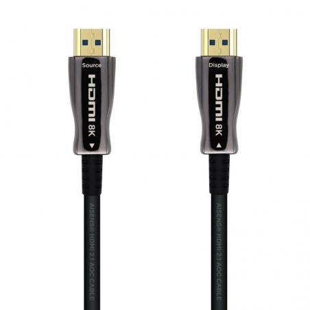 Cable HDMI 2.1 AOC 8K Aisens A153-0516/ HDMI Macho - HDMI Macho/ 15m/ Negro - Imagen 1