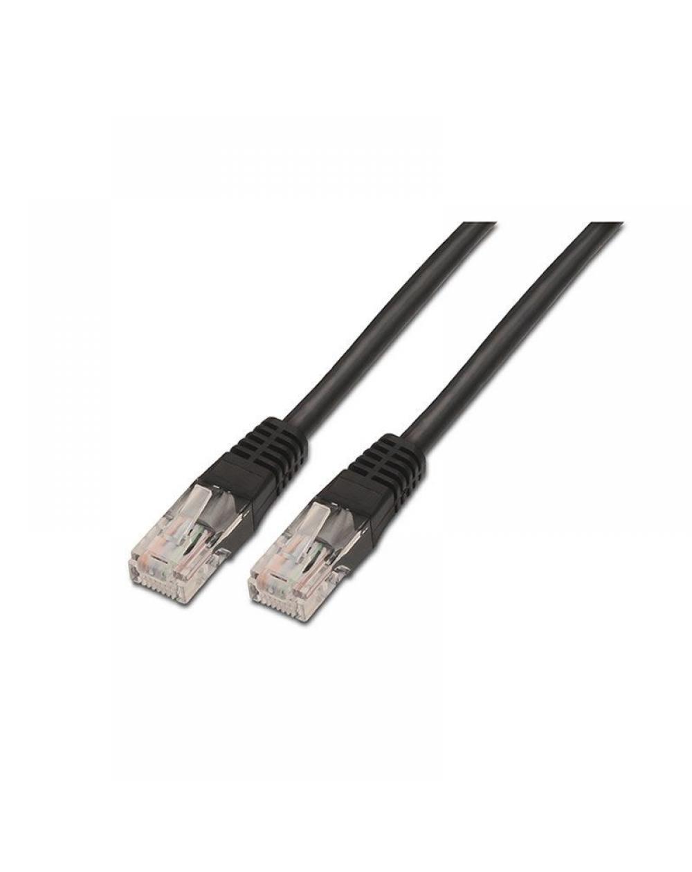 Cable de Red RJ45 UTP Aisens A135-0260 Cat.6/ 3m/ Negro - Imagen 1