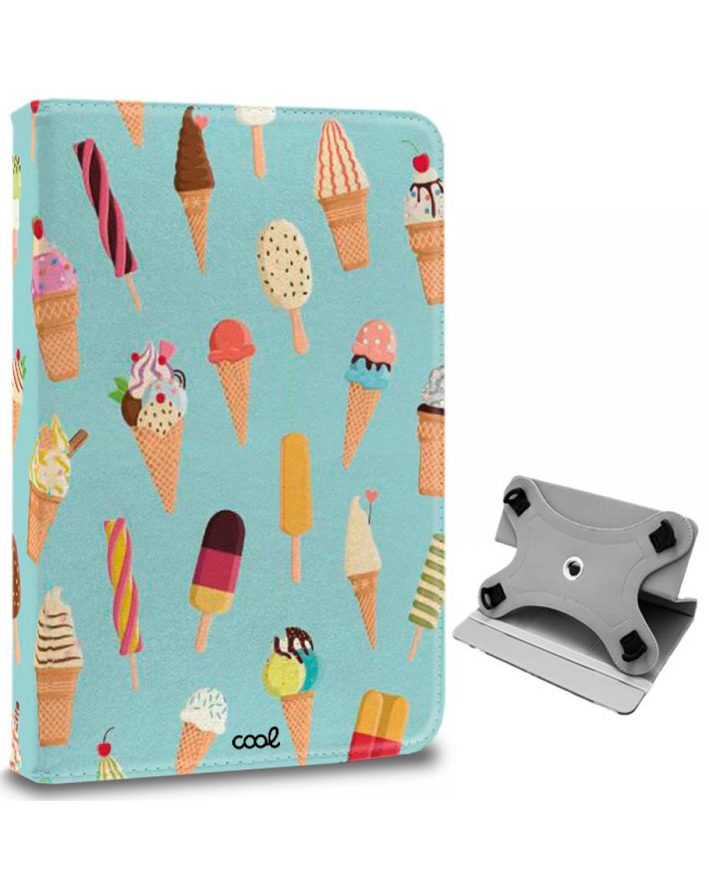 Funda COOL Ebook Tablet 9.7 - 10.5 Pulgadas Universal Dibujos Helados - Imagen 1