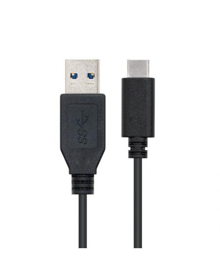 Cable USB 3.1 Nanocable 10.01.4001/ USB Tipo-C Macho - USB Macho/ 1m/ Negro - Imagen 3