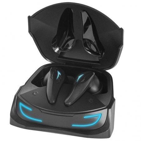 Auriculares Bluetooth Mars Gaming MHI-Ultra con estuche de carga/ Autonomía 7-8h/ Negros - Imagen 3