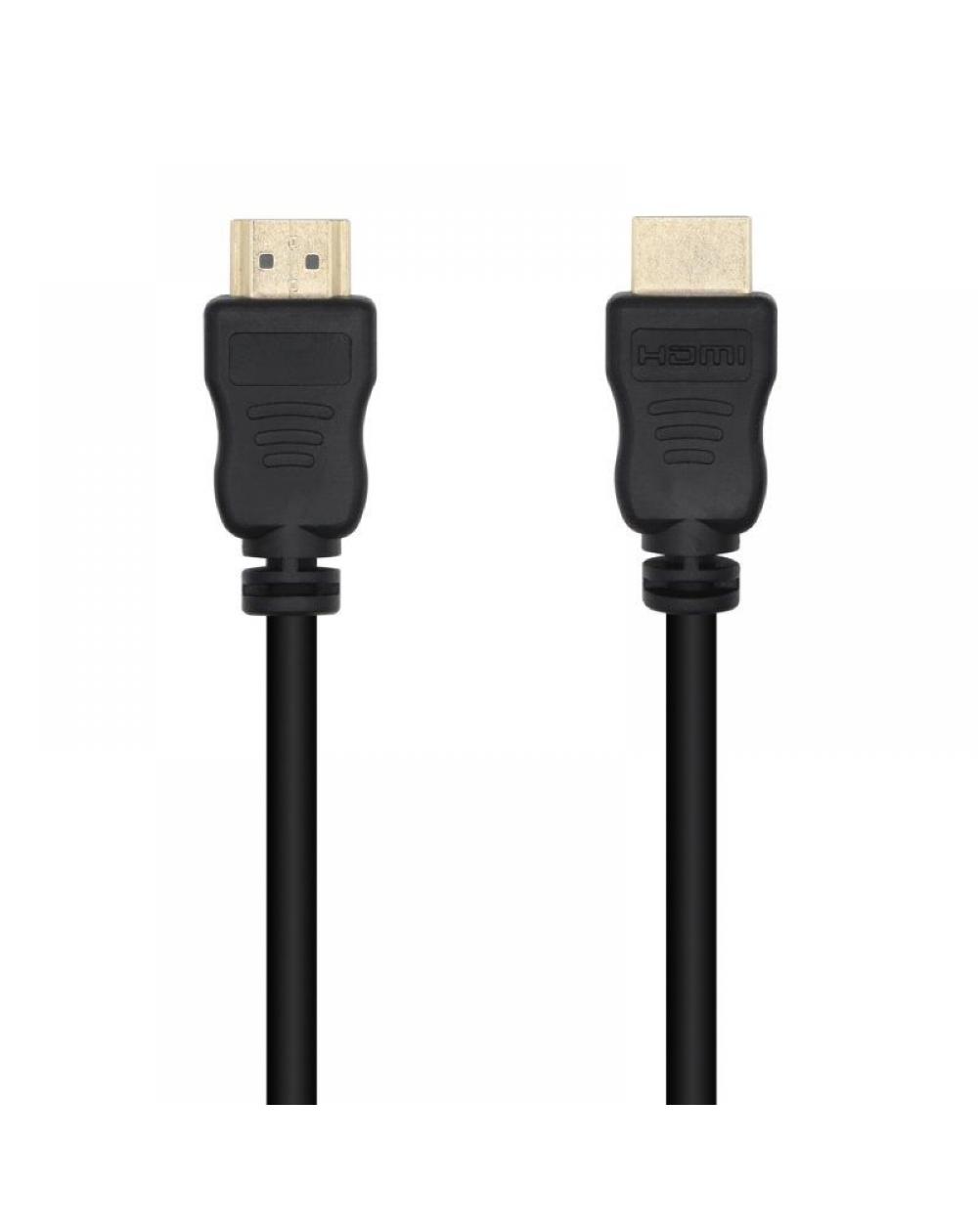 Cable HDMI 1.4 14+1 CCS Aisens A119-0528/ HDMI Macho - HDMI Macho/ 1m/ Negro - Imagen 1