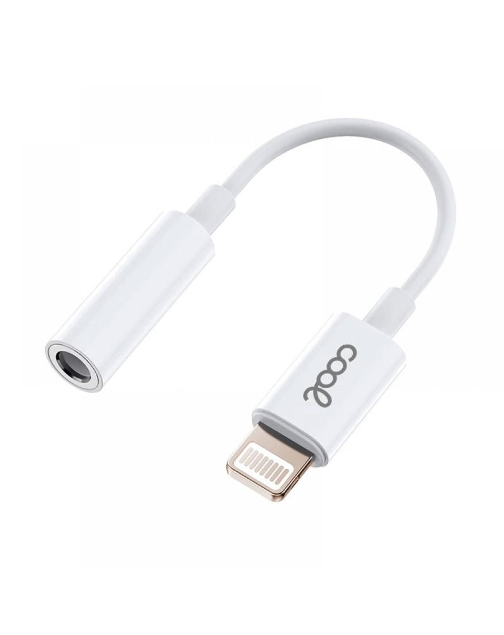 Adaptador Conector Lightning a Jack 3,5 mm (Bluetooth) Universal COOL - Imagen 1