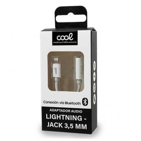 Adaptador Conector Lightning a Jack 3,5 mm (Bluetooth) Universal COOL - Imagen 2