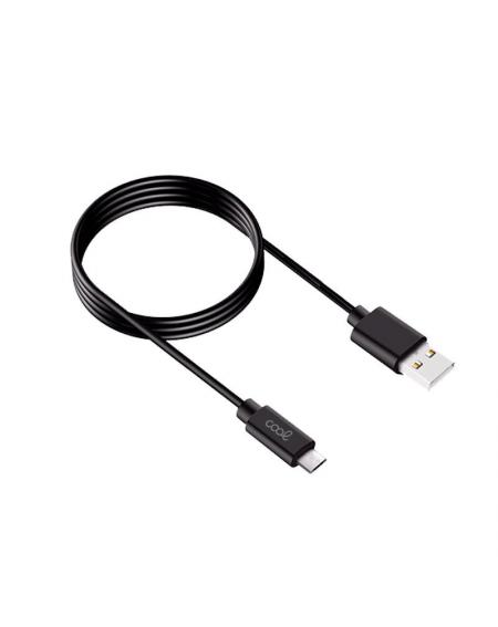 Cable USB Compatible COOL Universal TIPO-C (3 metros) Negro 2.4 Amp - Imagen 3