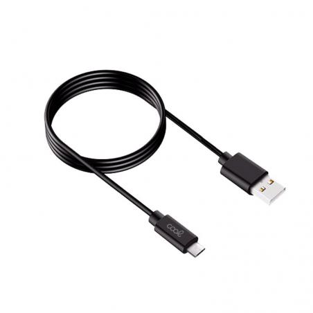 Cable USB Compatible COOL Universal TIPO-C (3 metros) Negro 2.4 Amp - Imagen 3