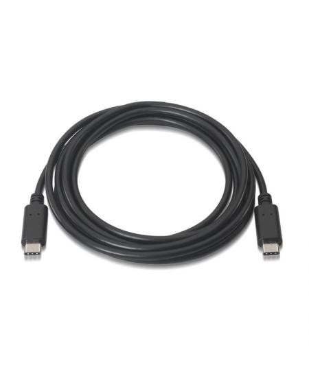 Cable USB 2.0 Tipo-C Aisens A107-0055/ USB Tipo-C Macho - USB Tipo-C Macho/ 0.5m/ Negro - Imagen 2