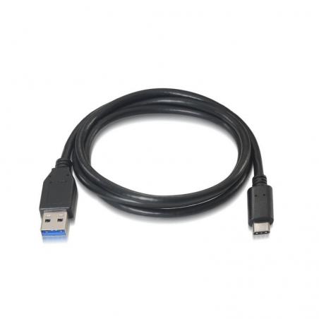 Cable USB 3.2 Aisens A107-0060/ USB Tipo-C Macho - USB Macho/ 1m/ Negro - Imagen 2