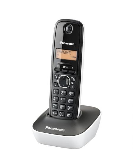 Teléfono Inalámbrico Panasonic KX-TG1611/ Negro y Blanco