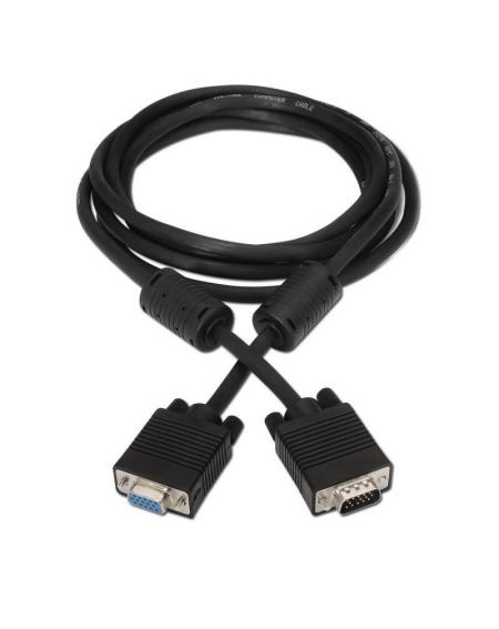 Cable SVGA Aisens A113-0079/ VGA Macho - VGA Hembra/ 3m/ Negro - Imagen 2
