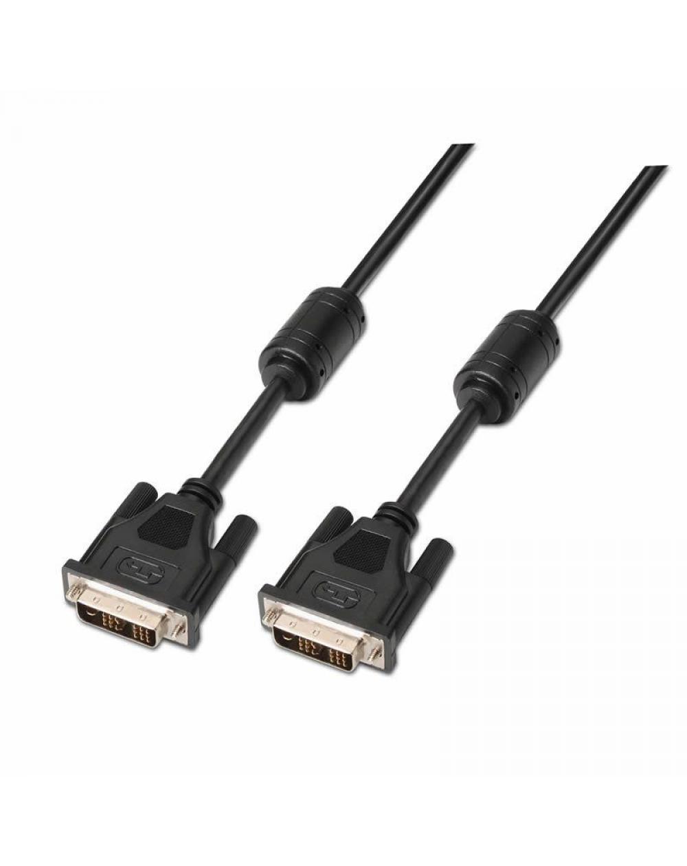 Cable DVI Aisens A117-0086/ DVI-D Macho - DVI-D Macho/ 1.8m/ Negro - Imagen 1