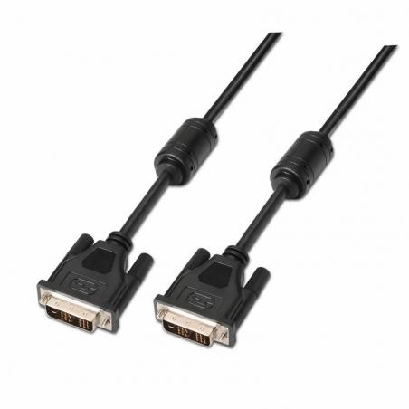 Cable DVI Aisens A117-0086/ DVI-D Macho - DVI-D Macho/ 1.8m/ Negro - Imagen 1