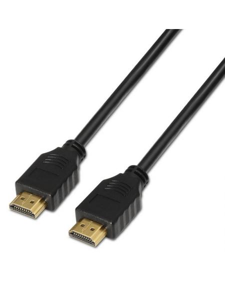 Cable HDMI 1.4 Aisens A119-0095/ HDMI Macho - HDMI Macho/ 3m/ Negro - Imagen 1