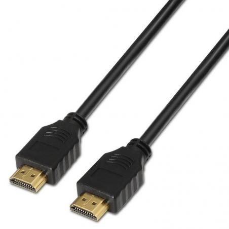 Cable HDMI 1.4 Aisens A119-0095/ HDMI Macho - HDMI Macho/ 3m/ Negro - Imagen 1