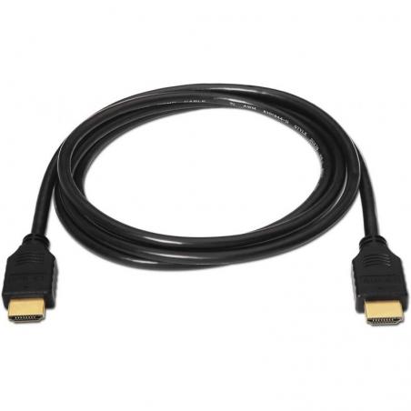 Cable HDMI 1.4 Aisens A119-0095/ HDMI Macho - HDMI Macho/ 3m/ Negro - Imagen 2