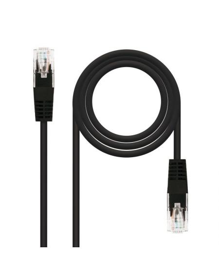 Cable de Red RJ45 UTP Nanocable 10.20.0400-L25-BK Cat.6/ 25cm/ Negro