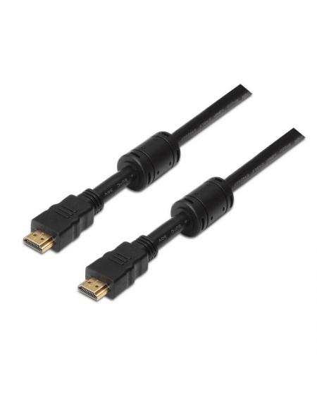 Cable HDMI 1.4 Aisens A119-0102/ HDMI Macho - HDMI Macho/ 10m/ Negro - Imagen 1