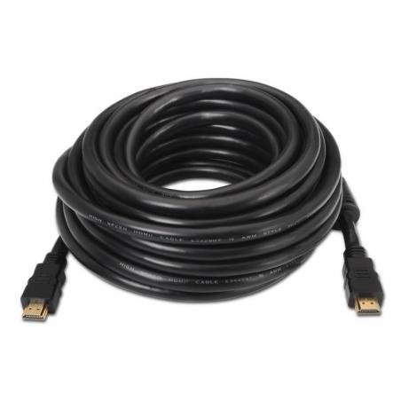 Cable HDMI 1.4 Aisens A119-0102/ HDMI Macho - HDMI Macho/ 10m/ Negro - Imagen 2