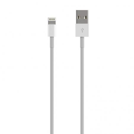 Cable Lightning Aisens A102-0542/ USB Macho - Lightning Macho/ 50cm/ Blanco