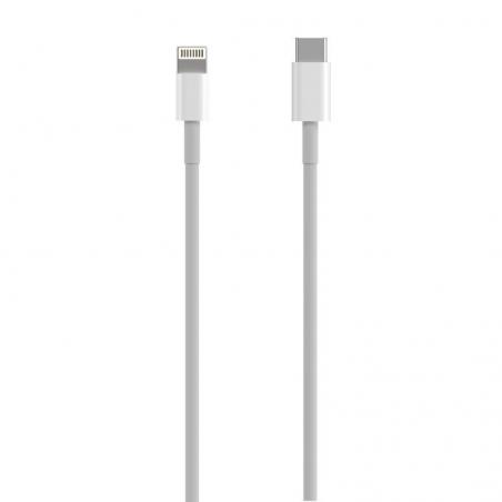 Cable USB 2.0 Tipo-C Lightning Aisens A102-0543/ USB Tipo-C Macho - Lightning Macho/ 50cm/ Blanco