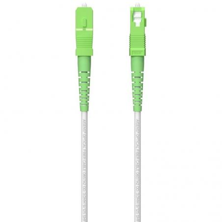 Cable de Fibra Óptica G657A2 3.0 9/125 SMF Aisens A152-0615/ LSZH/ 60m/ Blanco