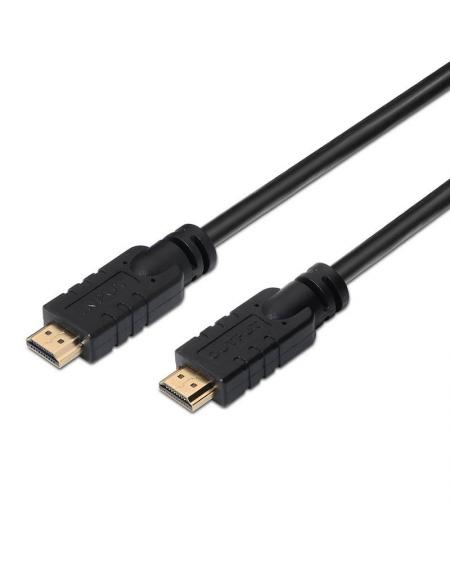 Cable HDMI 1.4 Aisens A119-0104/ HDMI Macho - HDMI Macho/ 20m/ Negro - Imagen 1