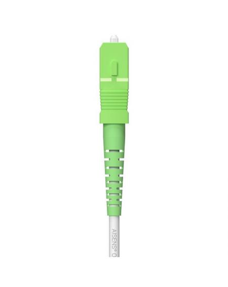 Cable de Fibra Óptica G657A2 3.0 9/125 SMF Aisens A152-0615/ LSZH/ 60m/ Blanco