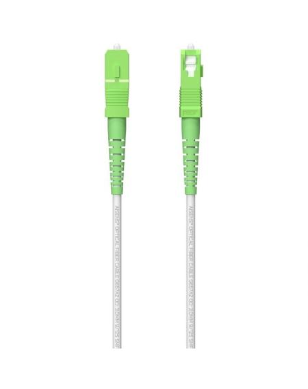 Cable de Fibra Óptica G657A2 3.0 9/125 SMF Aisens A152-0617/ LSZH/ 100m/ Blanco