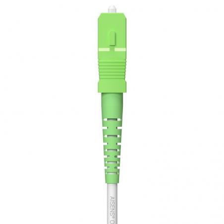 Cable de Fibra Óptica G657A2 3.0 9/125 SMF Aisens A152-0618/ LSZH/ 120m/ Blanco