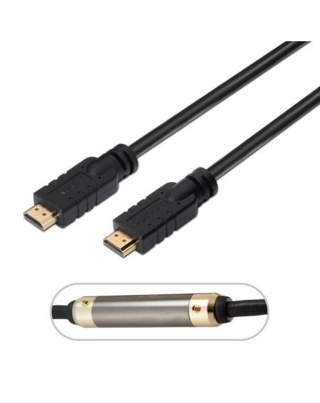 Cable HDMI 1.4 Aisens A119-0104/ HDMI Macho - HDMI Macho/ 20m/ Negro - Imagen 3