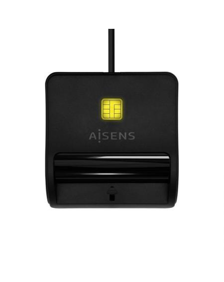 Lector de DNI USB-C Aisens ASCR-SN03C-BK/ Negro