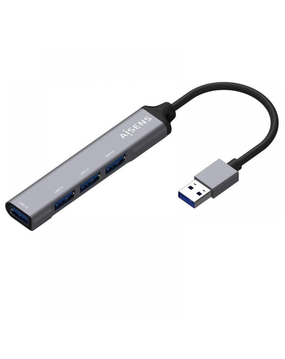 Hub USB 3.0 Aisens A106-0540/ 4 Puertos USB