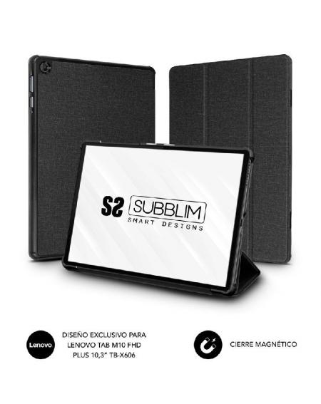 Funda Shock Case Subblim CST-5SC110 para Tablet Lenovo M10 FHD Plus TB-X606 de 10.3'/ Negra