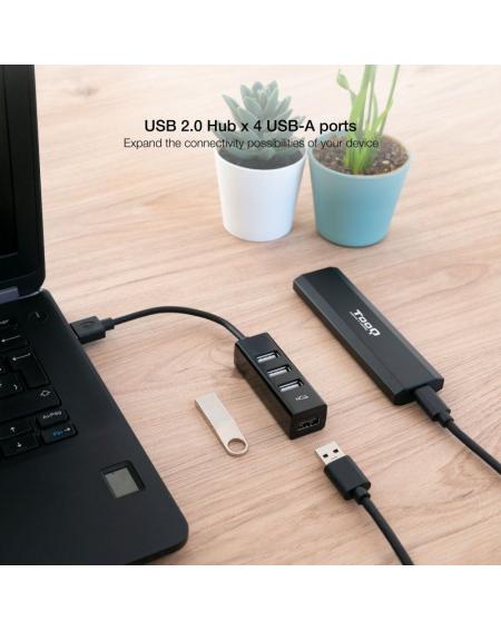 Hub USB 2.0 Nanocable 10.16.4404/ 4 Puertos USB
