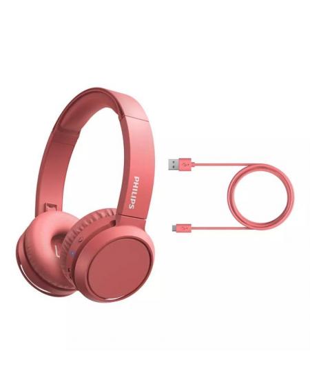 Auriculares Inalámbricos Philips TAH4205/ con Micrófono/ Bluetooth/ Rojos