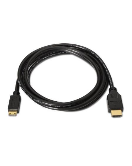 Cable HDMI Aisens A119-0114/ HDMI Macho - Mini HDMI Macho/ 1.8m/ Negro - Imagen 2