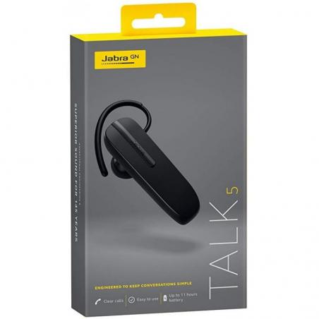 Auricular Bluetooth para Smartphone Jabra Talk 5/ Negro - Imagen 3