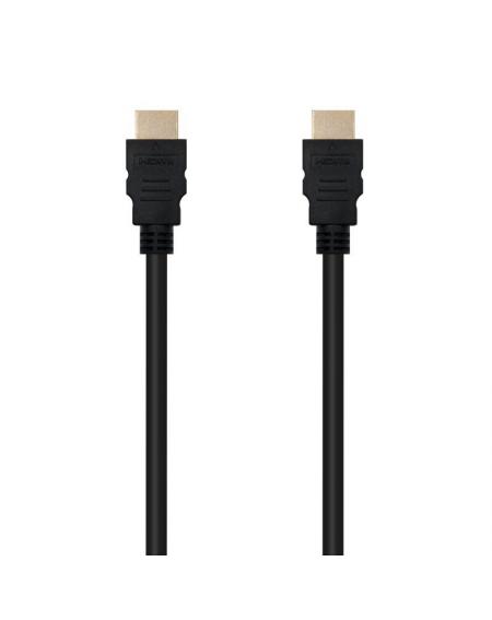 Cable HDMI 1.4 Nanocable 10.15.1700/ HDMI Macho - HDMI Macho/ 1m/ Negro