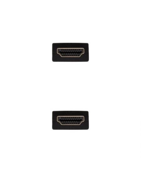 Cable HDMI 1.4 Nanocable 10.15.1700/ HDMI Macho - HDMI Macho/ 1m/ Negro