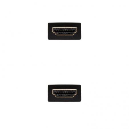 Cable HDMI 1.4 Nanocable 10.15.1700/ HDMI Macho - HDMI Macho/ 1m/ Negro