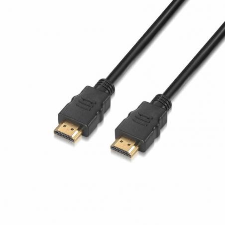 Cable HDMI 2.0 4K Aisens A120-0118/ HDMI Macho - HDMI Macho/ 0.5m/ Certificado/ Negro - Imagen 1