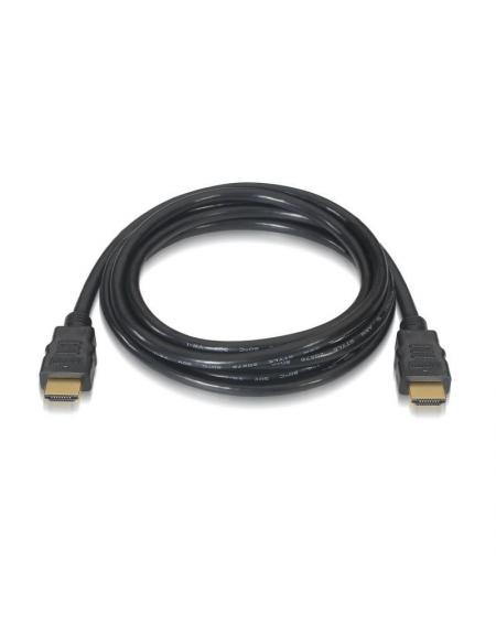 Cable HDMI 2.0 4K Aisens A120-0118/ HDMI Macho - HDMI Macho/ 0.5m/ Certificado/ Negro - Imagen 2